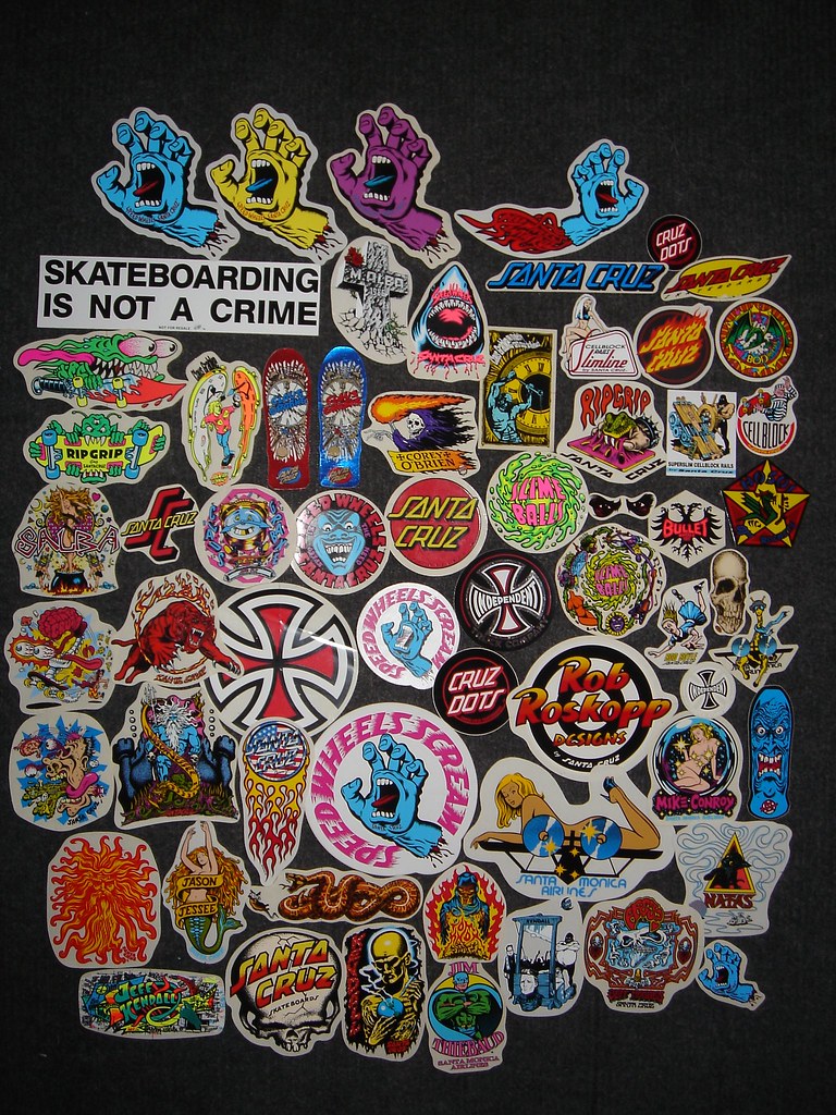 santa cruz skateboards sticker by jim phillips | the good ol\u2026 | Flickr